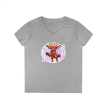 Load image into Gallery viewer, Vizsla Lover Ladies' V-Neck T-Shirt, Dog Mom Gift, Pet Lover Apparel, Cute Animal Tee, Animal Rescue Support
