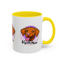 Load image into Gallery viewer, Mug, Happy Hungarian Vizsla Puppy Coffee Cup, Dog Lover Gift, Cute Pet Owner Present, Animal Theme Tea Mug, Dog Mom Mug

