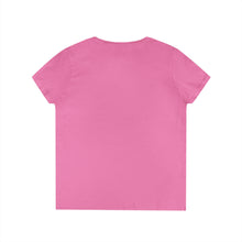 Load image into Gallery viewer, Cute Vizsla Illustration Ladies V-Neck T-Shirt
