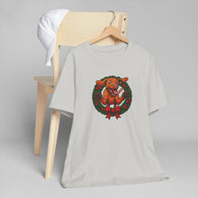 Load image into Gallery viewer, Festive Vizsla Dog Tee - Perfect for Pet Lovers, Holiday Wear, Christmas Gift, Casual Style, Family Gatherings
