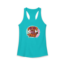 Load image into Gallery viewer, Vizsla Mom Racerback Tank Top - Next Level Women's Tank, Hungarian Vizsla Gift
