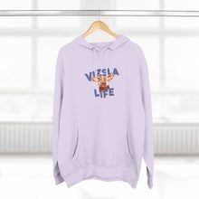 Load image into Gallery viewer, Vizsla Life Unisex Hoodie for Everyday Comfort, Perfect Gift for Friends and Family  Cozy Hooded Sweatshirt for the Hungarian Vizsla Lover
