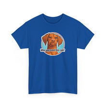 Load image into Gallery viewer, Surly Vizsla Dog Who Approved This Rain? T-Shirt | Funny Dog Tee

