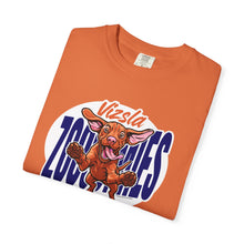 Load image into Gallery viewer, Vizsla Zoomies Unisex Garment-Dyed T-shirt | Dog Lover Tee | Pet Enthusiast Gift | Casual Wear | Animal Print Clothing
