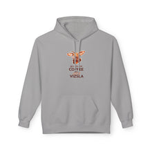 Load image into Gallery viewer, Life is better with COFFEE and a Crazy VIZSLA Hoodie | Vizsla Dog Lover Coffee Shirt Design
