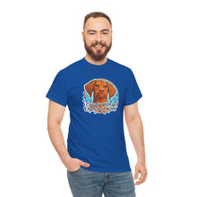 Load image into Gallery viewer, Cloudy with a Chance of Nope Dog Tee | Cute Vizsla Weather Graphic
