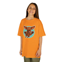 Load image into Gallery viewer, Vizsla Kids Shirt, Jumping Puppy Tee, Cute Vizsla Dog T-Shirt for Boys and Girls, Toddler Youth Vizsla Lover Gift, Hungarian Pointer
