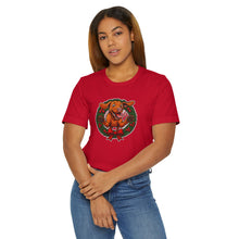 Load image into Gallery viewer, Festive Vizsla Dog Tee - Perfect for Pet Lovers, Holiday Wear, Christmas Gift, Casual Style, Family Gatherings
