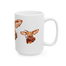 Load image into Gallery viewer, Joyful Vizsla Dog Lover's Ceramic Mug - Fun 11oz &amp; 15oz Brew Buddy, Pet Lover Gift, Dog Themed Coffee Mug, Unique Presents for Vizsla Lovers
