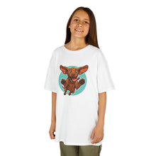 Load image into Gallery viewer, Vizsla Kids Shirt, Jumping Puppy Tee, Cute Vizsla Dog T-Shirt for Boys and Girls, Toddler Youth Vizsla Lover Gift, Hungarian Pointer
