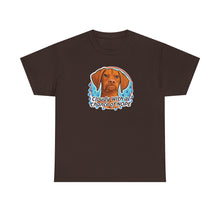 Load image into Gallery viewer, Cloudy with a Chance of Nope Dog Tee | Cute Vizsla Weather Graphic
