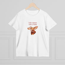 Load image into Gallery viewer, Life is better with a Vizsla - Womens Triblend T shirt for Hungarian Vizsla dog lovers
