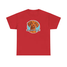 Load image into Gallery viewer, Surly Vizsla Dog Who Approved This Rain? T-Shirt | Funny Dog Tee
