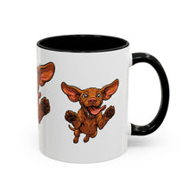Load image into Gallery viewer, Happy Jumping Vizsla Mug | Accent Coffee Mug 11oz 15oz
