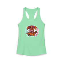Load image into Gallery viewer, Vizsla Mom Racerback Tank Top - Next Level Women's Tank, Hungarian Vizsla Gift
