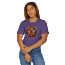 Load image into Gallery viewer, Festive Vizsla Dog Tee - Perfect for Pet Lovers, Holiday Wear, Christmas Gift, Casual Style, Family Gatherings
