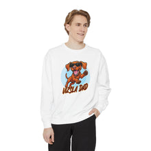 Load image into Gallery viewer, Vizsla Dad Sweatshirt - Cute Running Vizsla Dog Graphic Crewneck
