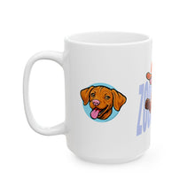 Load image into Gallery viewer, Vizsla Lovers Ceramic Mug - Adorable Dog Coffee Cup for Pet Enthusiasts, Dog Mom Gift, Vizsla Zoomies Lover Mug, Cute Dog Merchandise
