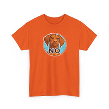Load image into Gallery viewer, Vizsla Dog 'NO' Graphic Tee | Funny V Face T-Shirt, Vizsla Puppy Lover Shirt
