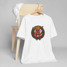 Load image into Gallery viewer, Festive Vizsla Dog Tee - Perfect for Pet Lovers, Holiday Wear, Christmas Gift, Casual Style, Family Gatherings
