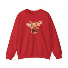 Load image into Gallery viewer, Happy Vizsla Sweatshirt, Cozy Unisex Crewneck, Cute Gift for All Ages, Fun Apparel, Perfect for Casual Outings
