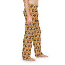 Load image into Gallery viewer, Vizsla Dad Pajama Pants - Men's Cozy All-Over Leaping Vizsla Print Loungewear
