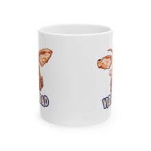 Load image into Gallery viewer, Vizsla Dog Illustration Mug | Vizsla dad Ceramic Coffee Mug, 11oz or 15oz
