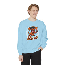 Load image into Gallery viewer, Vizsla Dad Sweatshirt - Cute Running Vizsla Dog Graphic Crewneck
