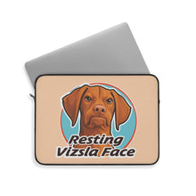 Load image into Gallery viewer, Resting Vizsla Face Laptop Sleeve | Dog Portrait, Pet Lover Accessory

