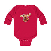Load image into Gallery viewer, Super Vizsla Baby Long Sleeve Bodysuit
