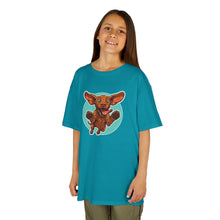 Load image into Gallery viewer, Vizsla Kids Shirt, Jumping Puppy Tee, Cute Vizsla Dog T-Shirt for Boys and Girls, Toddler Youth Vizsla Lover Gift, Hungarian Pointer

