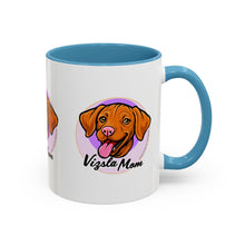 Load image into Gallery viewer, Mug, Happy Hungarian Vizsla Puppy Coffee Cup, Dog Lover Gift, Cute Pet Owner Present, Animal Theme Tea Mug, Dog Mom Mug
