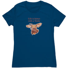 Load image into Gallery viewer, Life is better with a Vizsla - Womens Triblend T shirt for Hungarian Vizsla dog lovers
