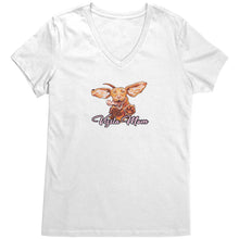 Load image into Gallery viewer, Vizsla Mom - Womens V Neck Shirt for Vizsla Dog Lovers
