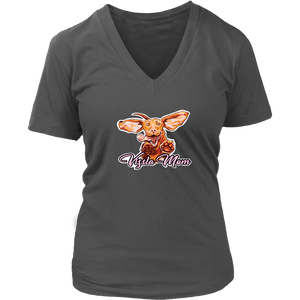 Vizsla Mom - District Womens V-Neck