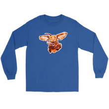 Load image into Gallery viewer, Original Super Vizsla Art on a Long Sleeve Tee
