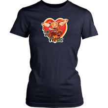 Load image into Gallery viewer, I love my Vizsla - District Womens Shirt
