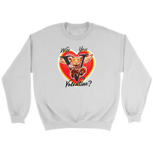 Load image into Gallery viewer, Will You V My Valentine? Super Vizsla Crewneck Sweatshirt
