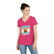 Load image into Gallery viewer, Squirrel Patrol Vizsla Division Ladies' V-Neck T-Shirt
