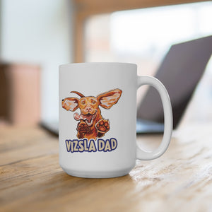 Vizsla Dog Dad Ceramic Mug 15oz