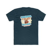 Load image into Gallery viewer, Squirrel Patrol Vizsla Division - Men's Cotton Crew Tee for Vizsla Puppy Dog lovers
