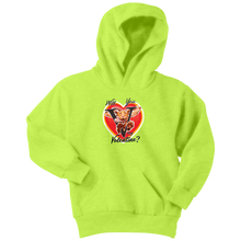 Load image into Gallery viewer, Will You V My Valentine? Super Vizsla - Youth Hoodie
