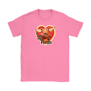 I love my Vizsla - Gildan Womens T-Shirt