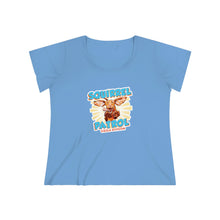 Load image into Gallery viewer, Super Vizsla Squirrel Patrol Women's Curvy Tee
