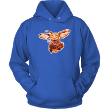 Load image into Gallery viewer, Original Super Vizsla on a Cozy Unisex Hoodie
