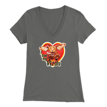 Load image into Gallery viewer, I love my Vizsla - Bella Womens V-Neck
