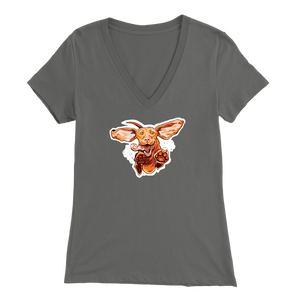 Super Vizsla - Bella Womens V-Neck