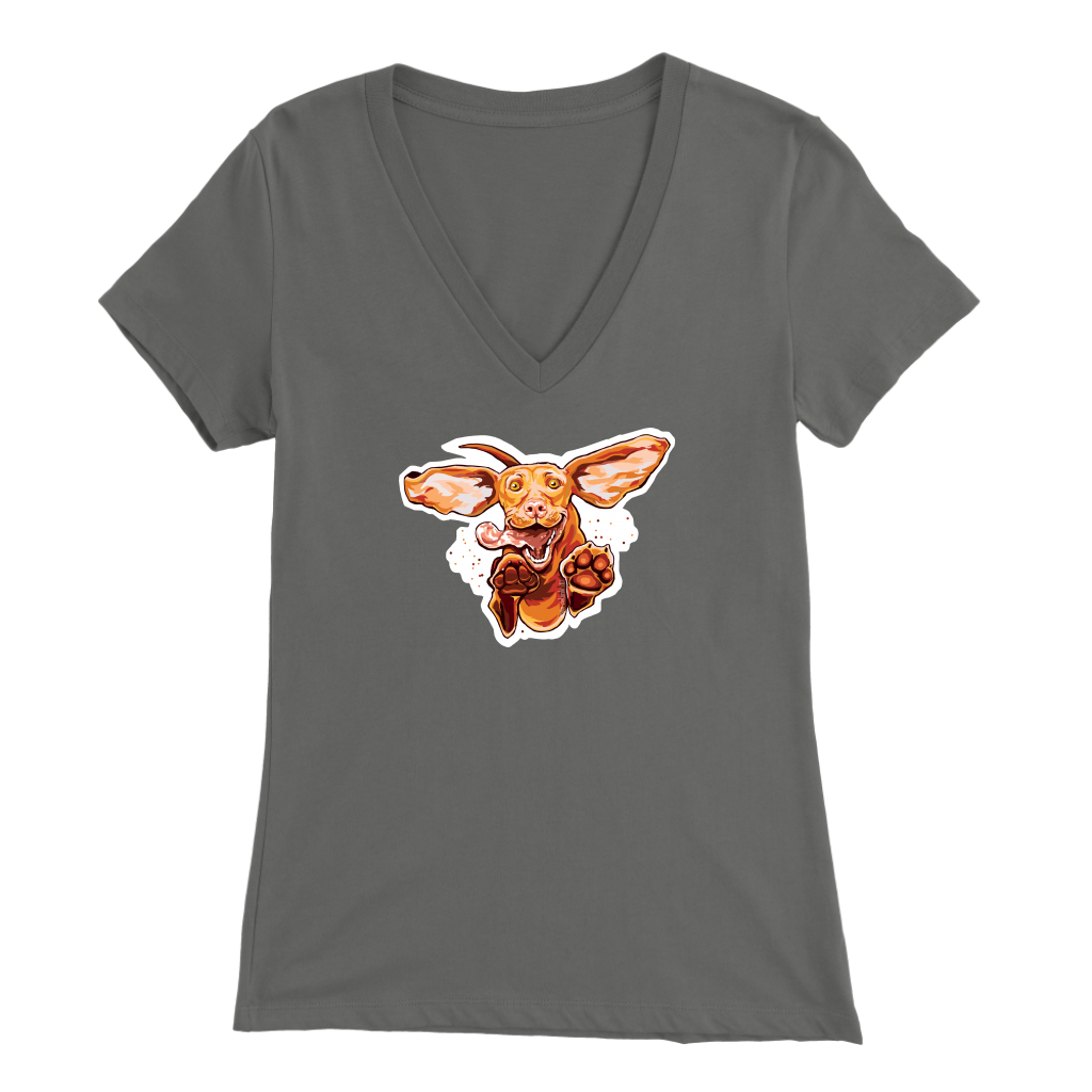 Super Vizsla - Bella Womens V-Neck