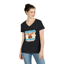 Load image into Gallery viewer, Squirrel Patrol Vizsla Division Ladies' V-Neck T-Shirt
