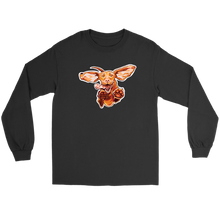 Load image into Gallery viewer, Original Super Vizsla Art on a Long Sleeve Tee
